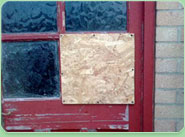 boarded up Gloucester
